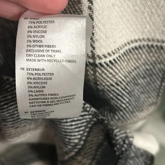 Long plaid transitional shacket - Picture 5 of 7